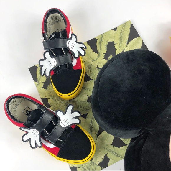 Vans Other - Vans Disney kids Velcro Mickey shoes
